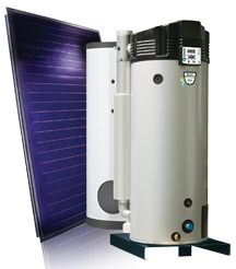 Préparateur ECS solaire-gaz à condensation avec ballon de stockage Préparateur ECS