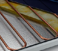 Absorbeur à méandres dotés de 4 raccords Absorbeur à méandres dotés de 4 raccords